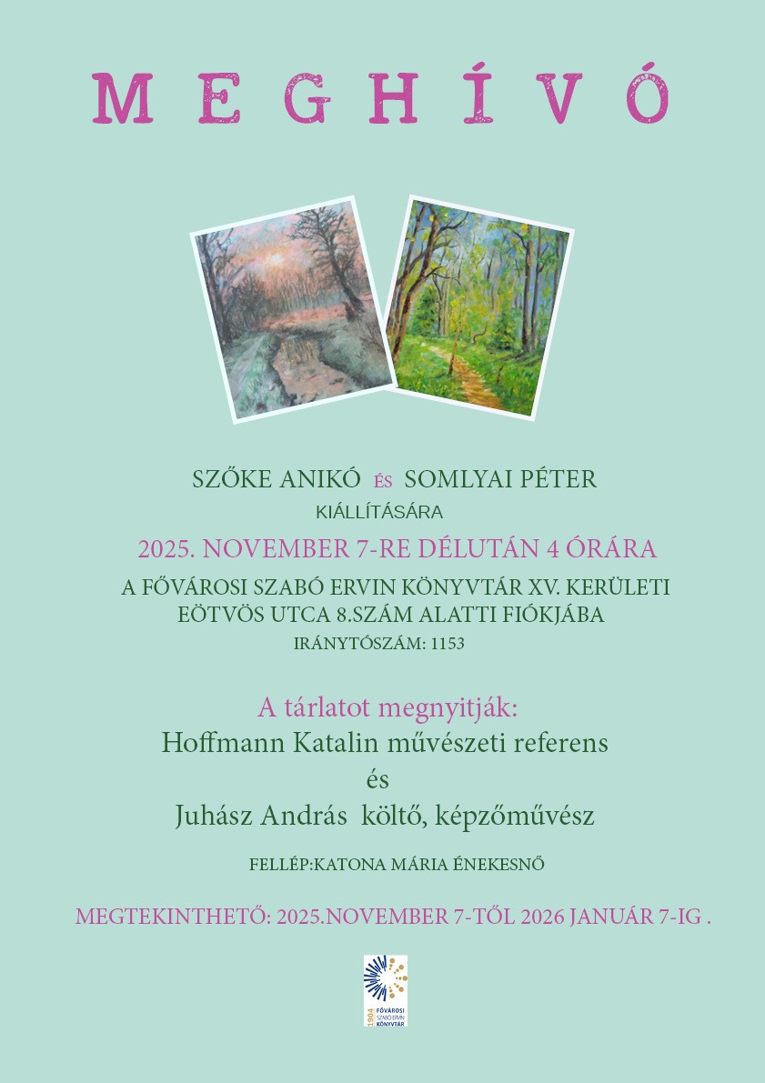 pasztell tájképek a plakáton téli ösvény és nyári ösvény