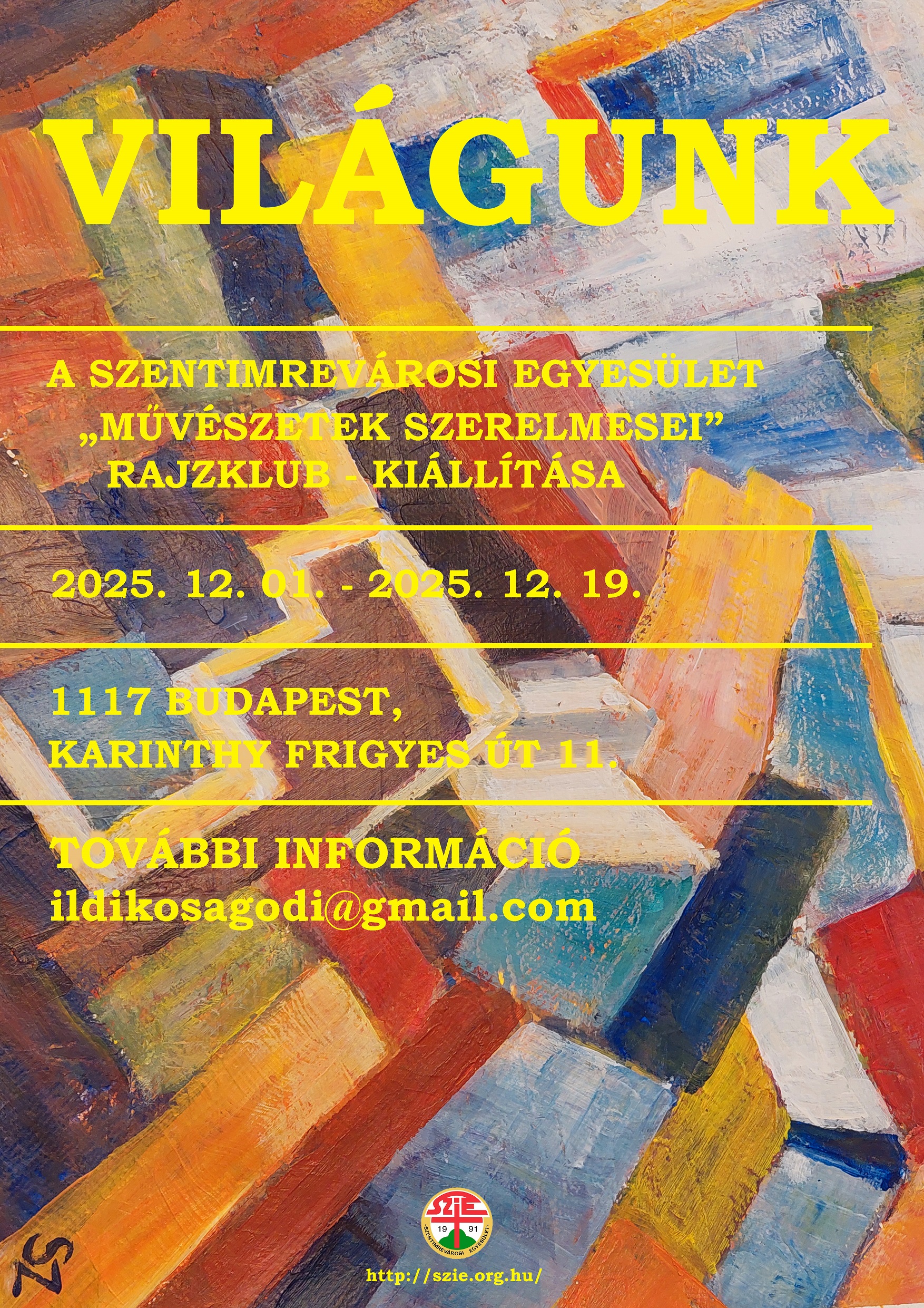 Színes formák a plakáton