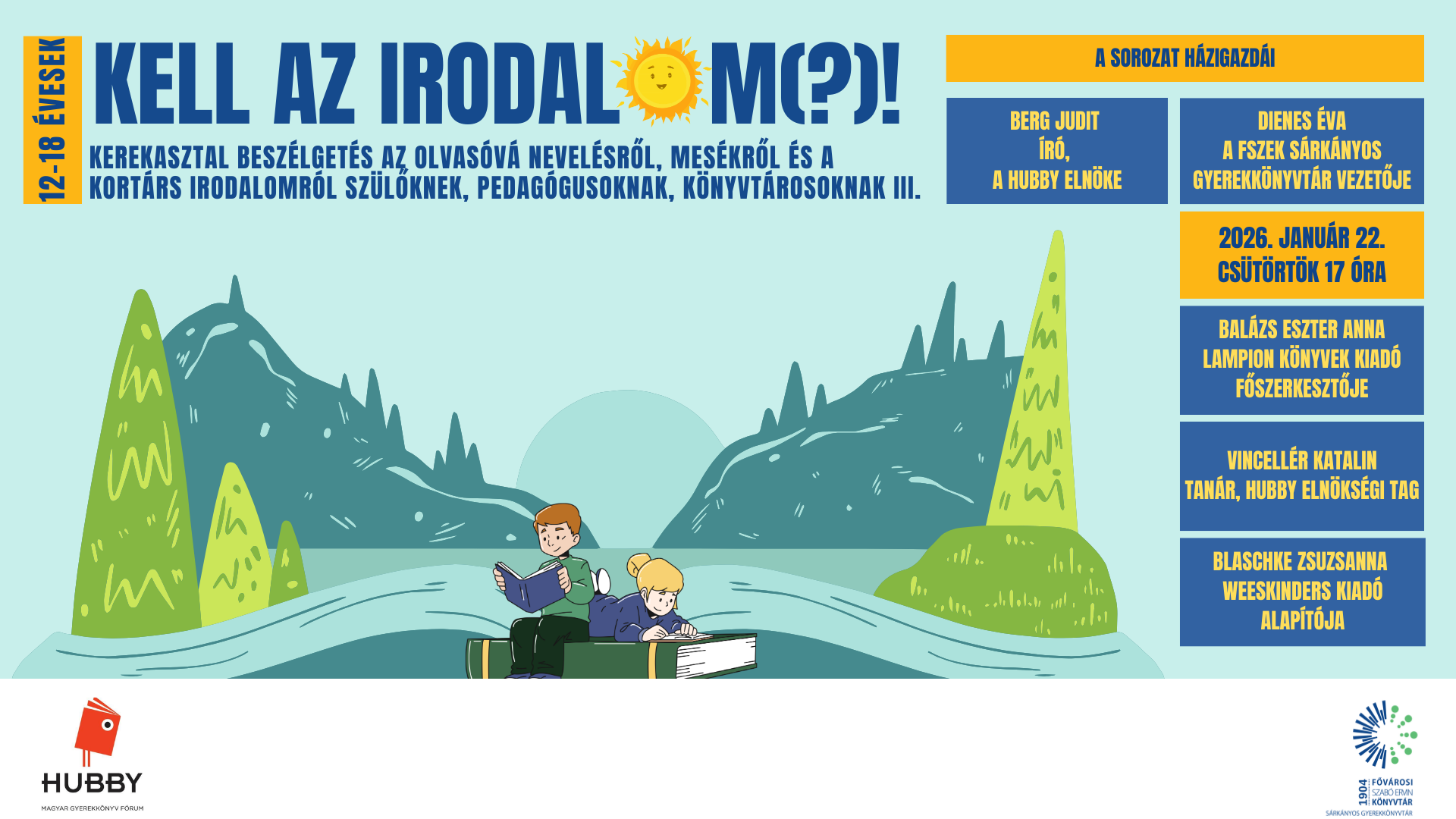 nyitott könyv és gyerekfigurák 