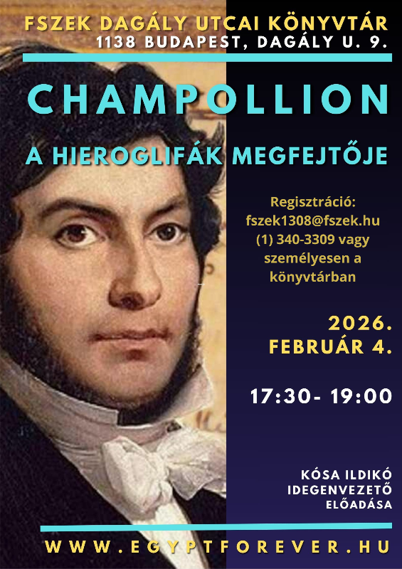 Plakát - Jean-François Champollion portréja