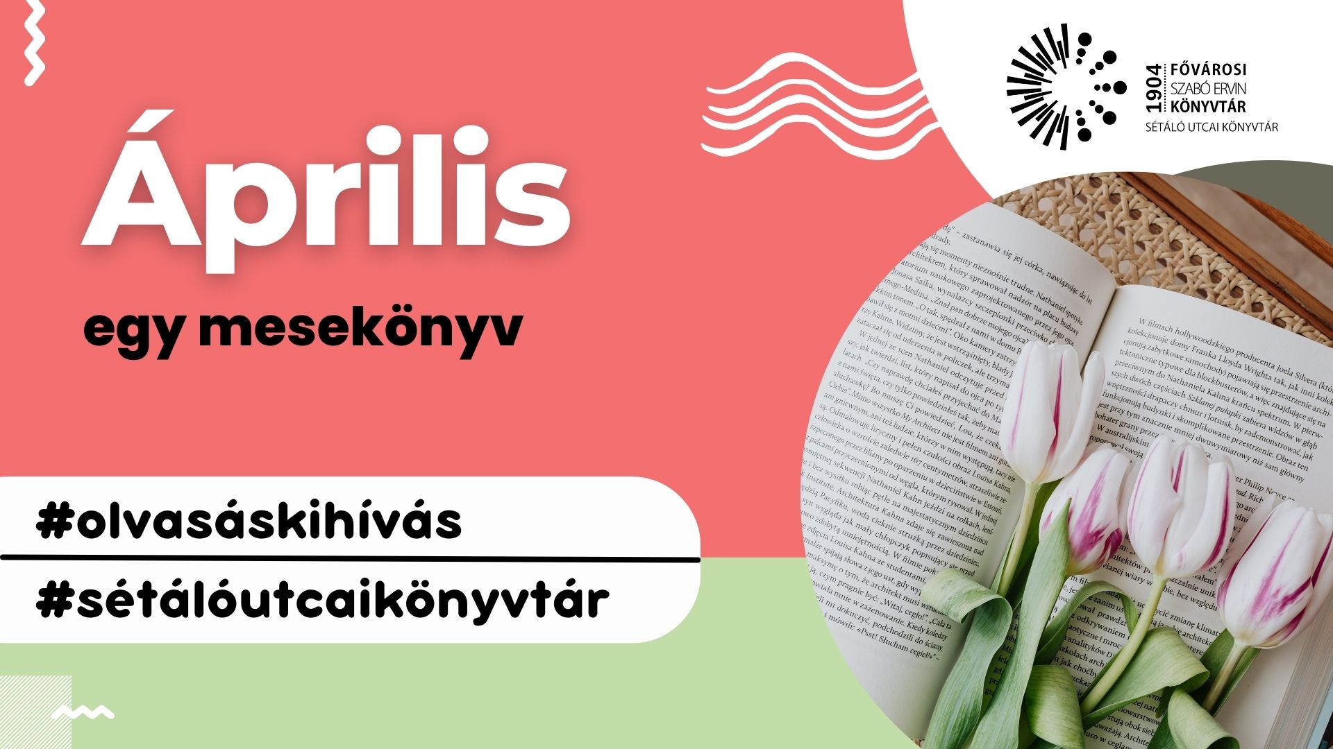 Plakát:Áprilisu hónap könyves kihívása