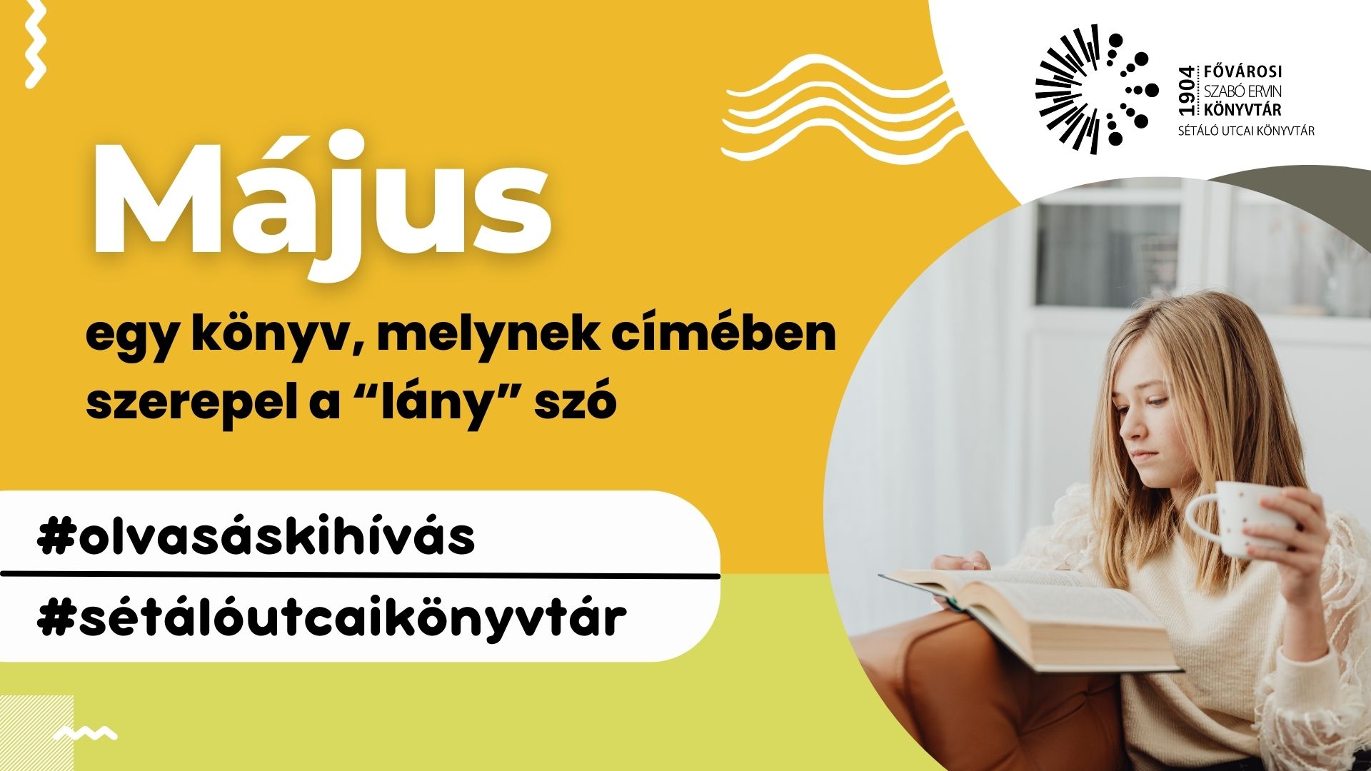 Plakát:Május hónap könyves kihívása