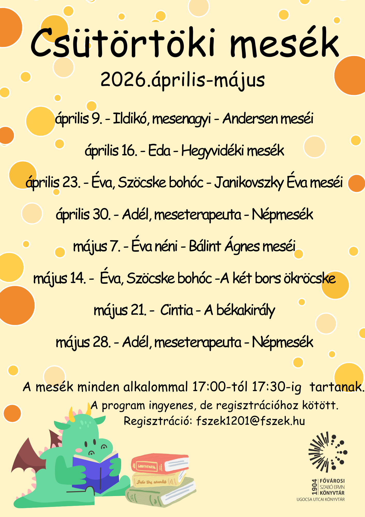 a program plakátja a cikkben szereplő információkkal