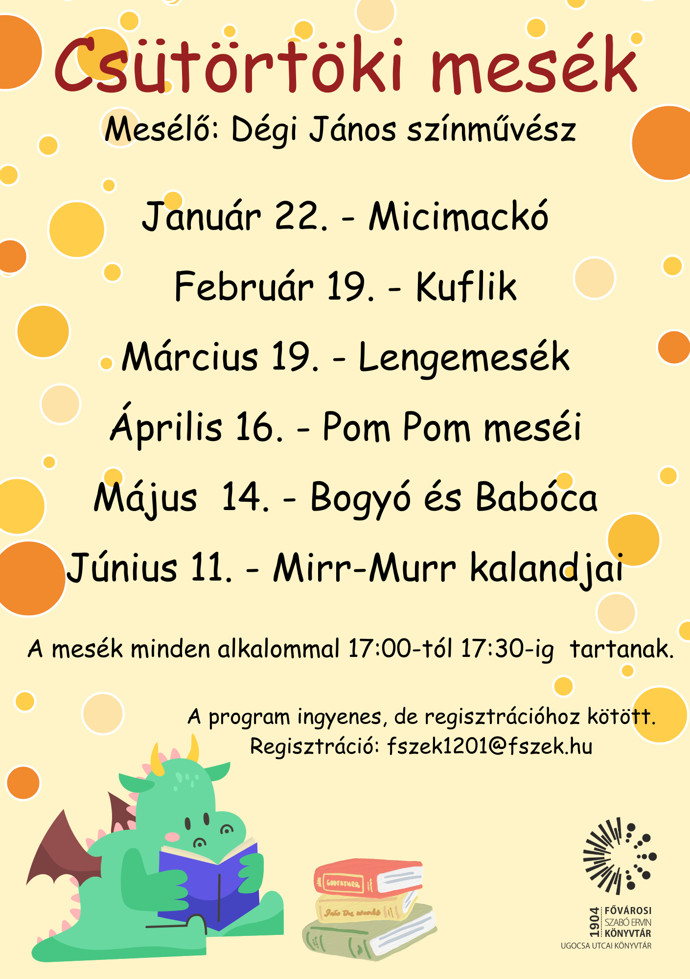 a program plakátja a cikkben szereplő információkkal