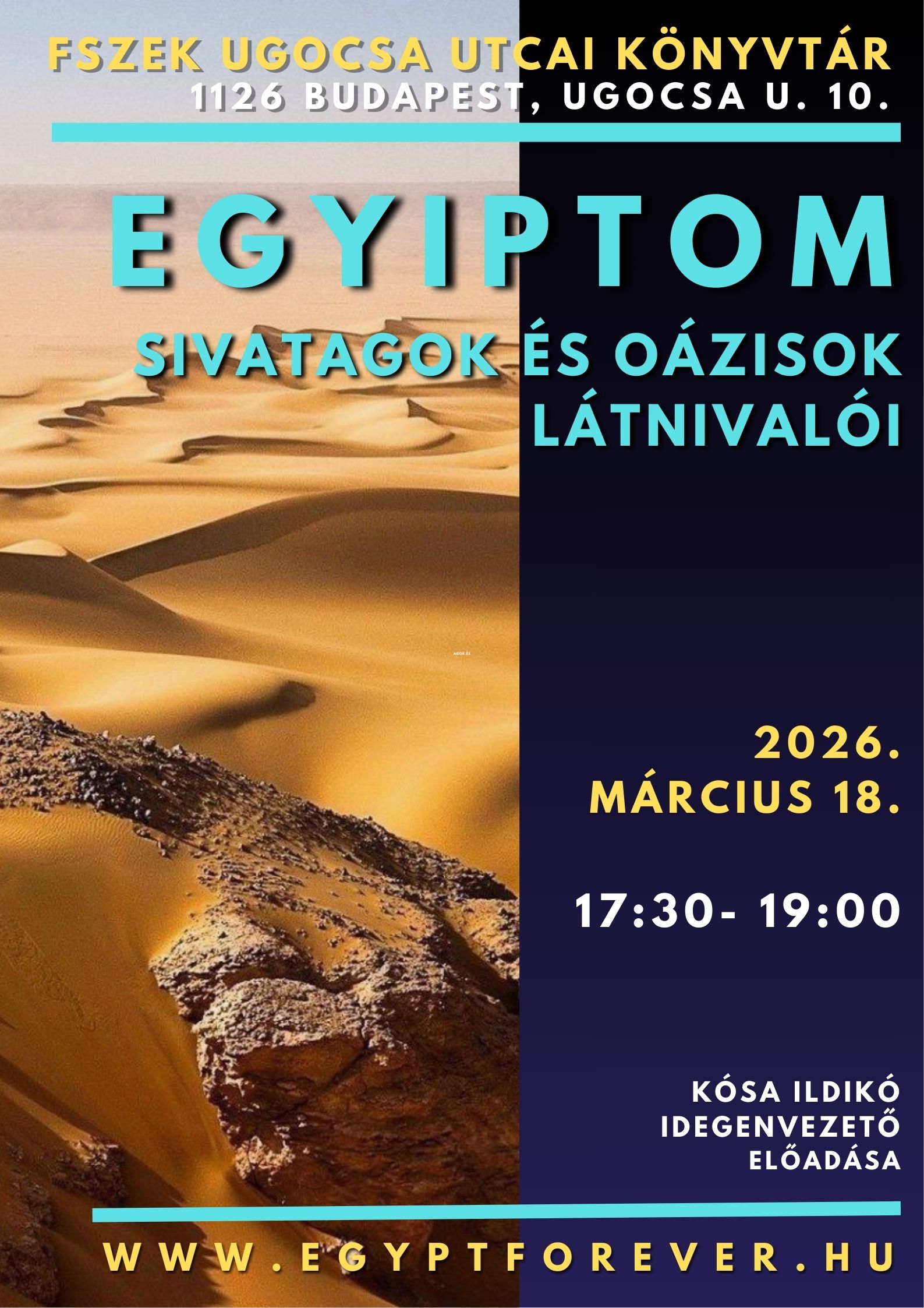 homoksivatag fotója a plakáton