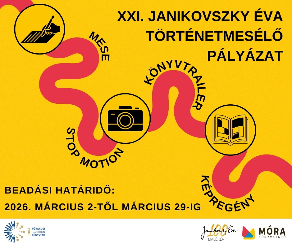 meseírás, stopmotion és képregény ikonok a plakáton