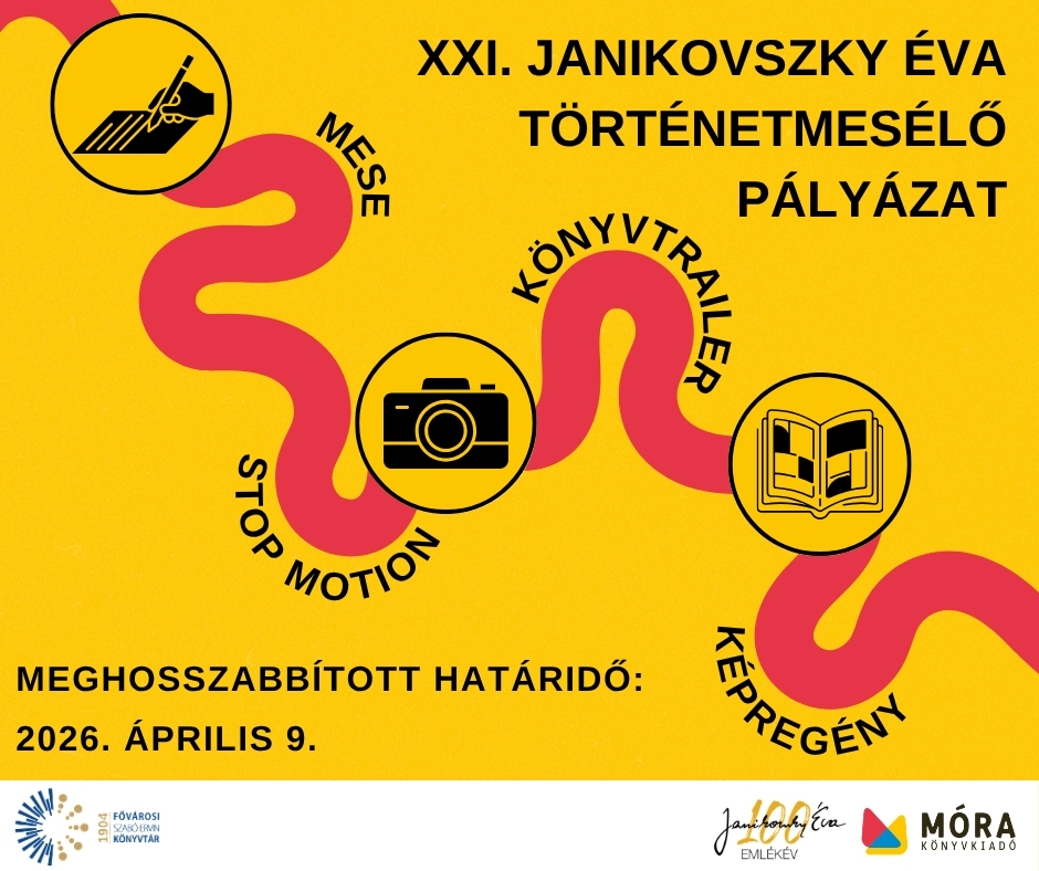 meseírás, stopmotion és képregény ikonok a plakáton