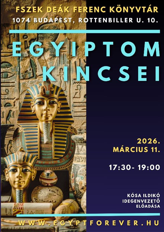 Plakát - Egyiptomi ereklyék, köztük Tutanhamon halotti maszkja