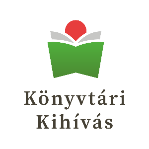 Könyvtári Kihívás logója - nyitott könyv felett a nap