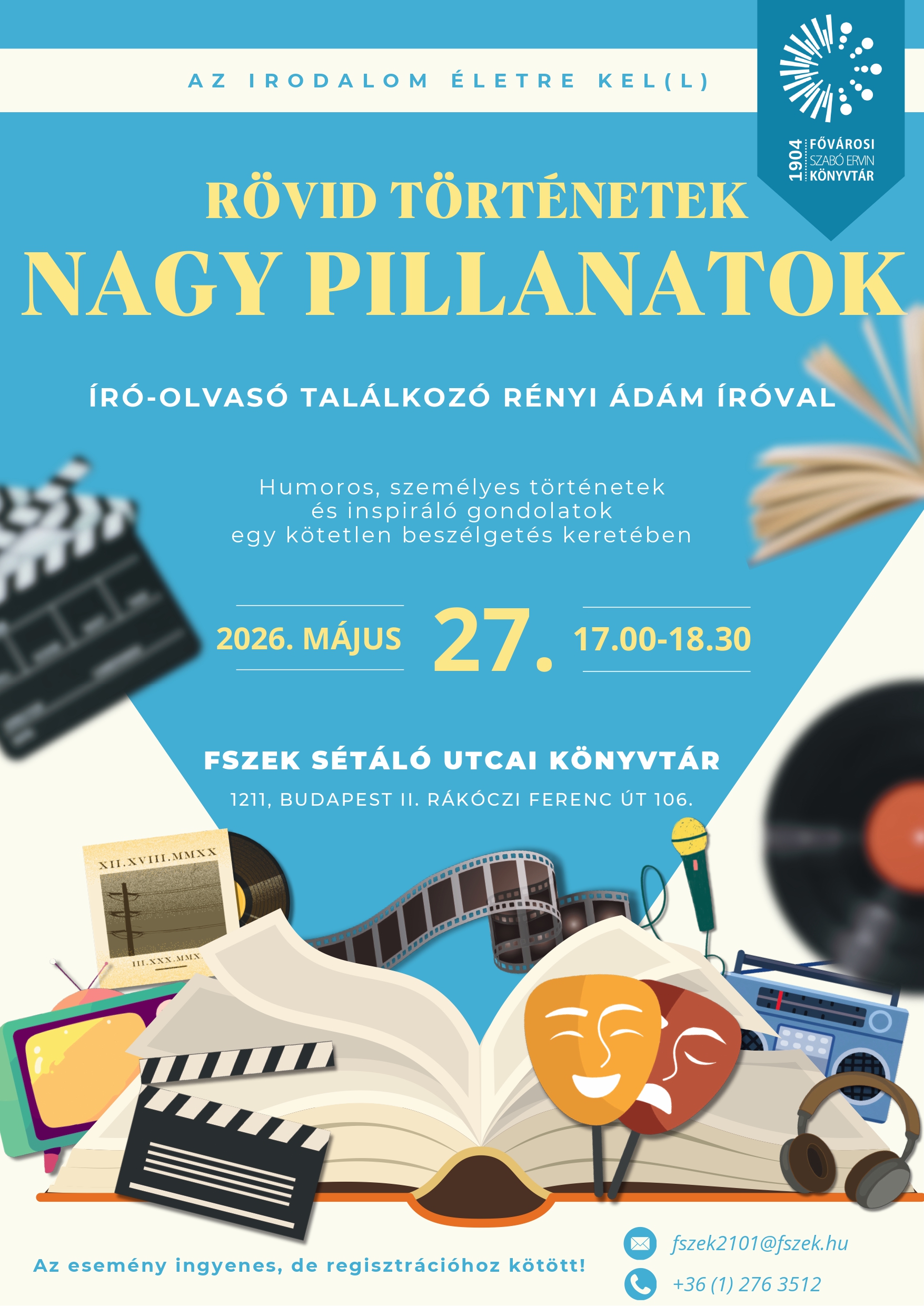 Író-Olvasó találkozó Rényi Ádám íróval 