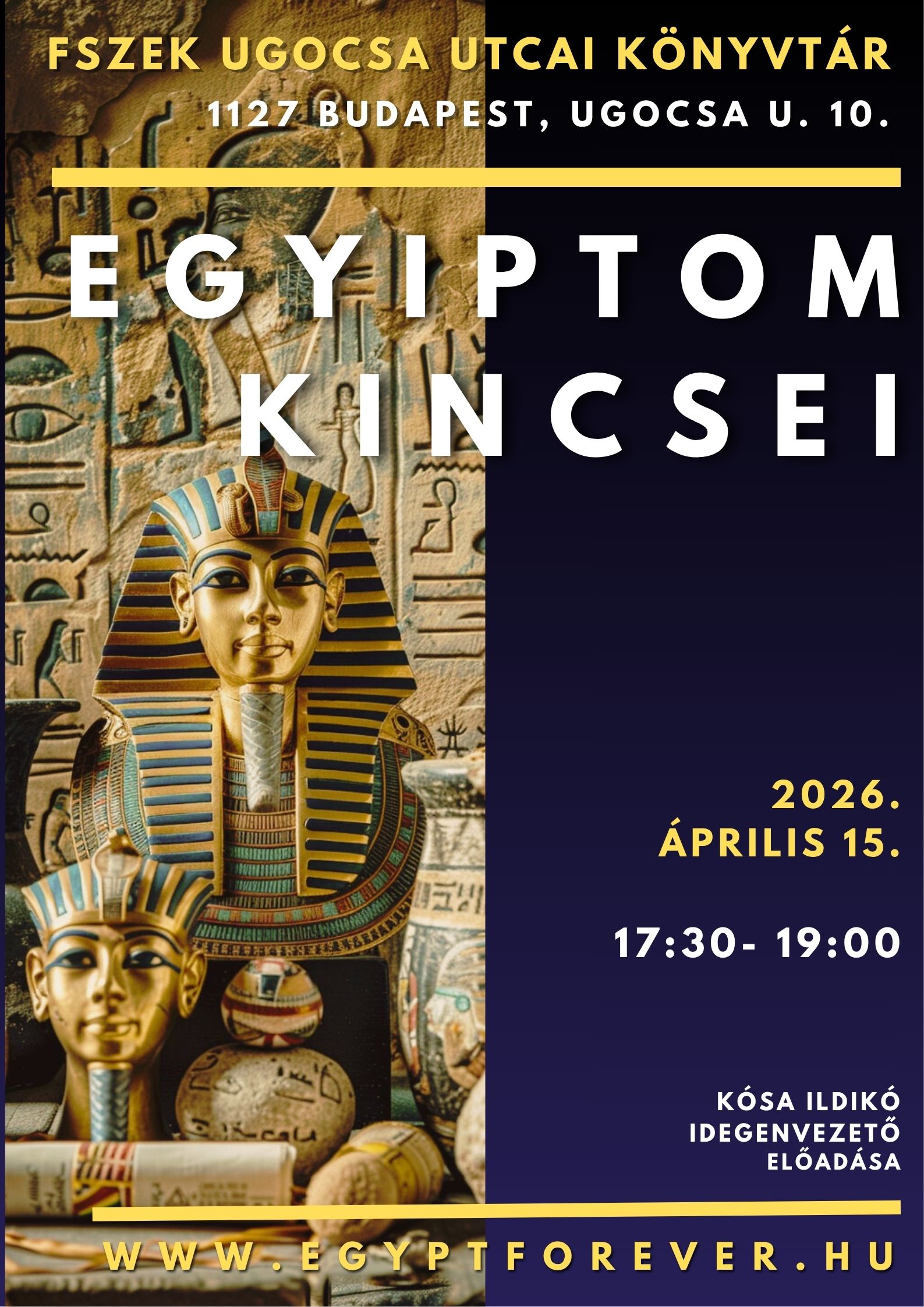 a program plakátja a cikkben szereplő információval