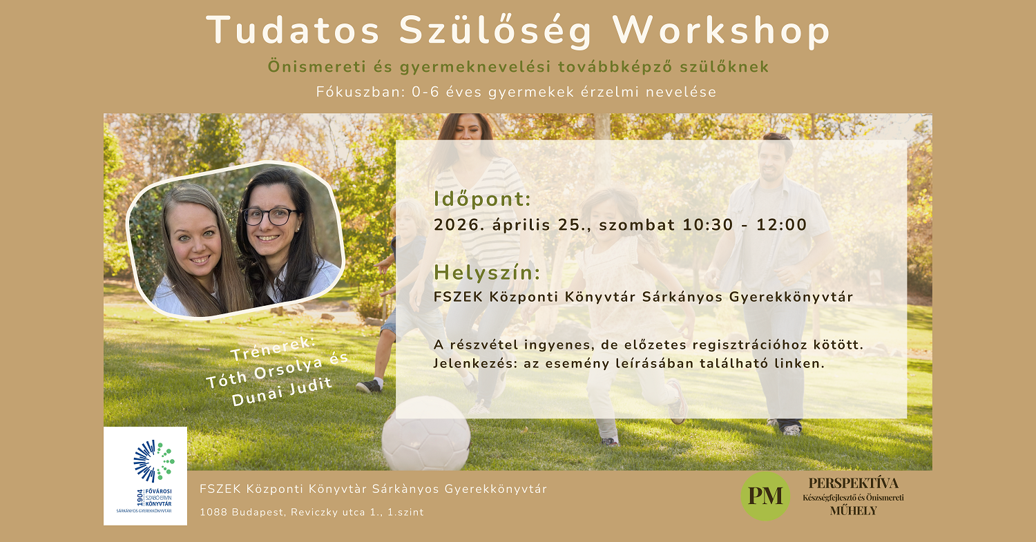 Program plakátja a szervezők fotójával