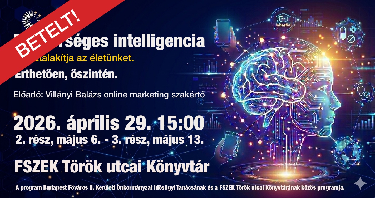 Mesterséges intelligencia program plakátja