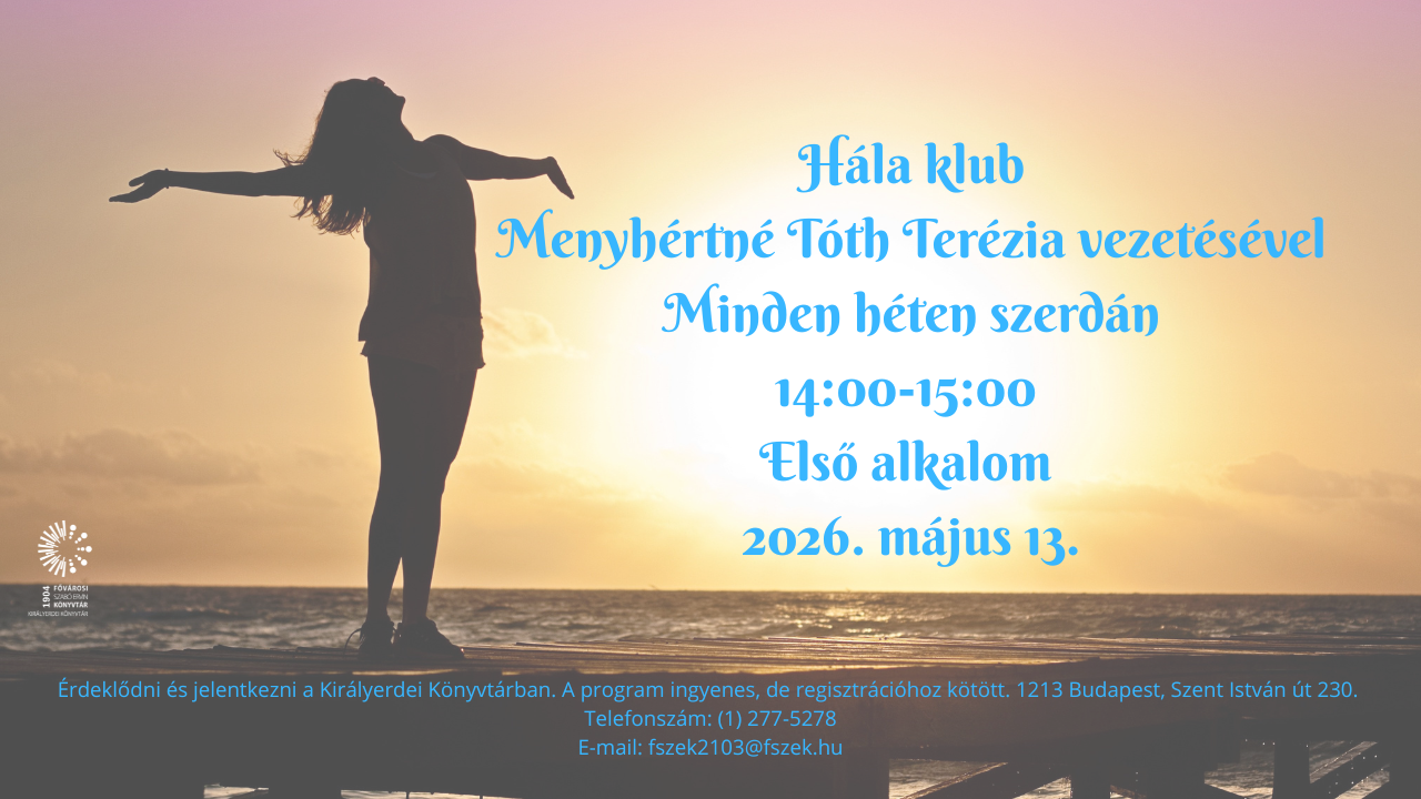 Plakát: Menyhértné Tóth Terézia vezetésével 