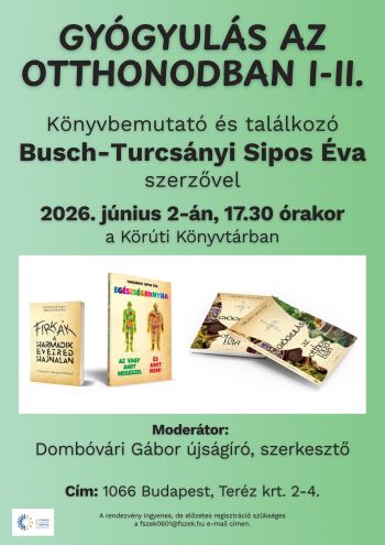 Fotó a könyv borítójáról a plakáton