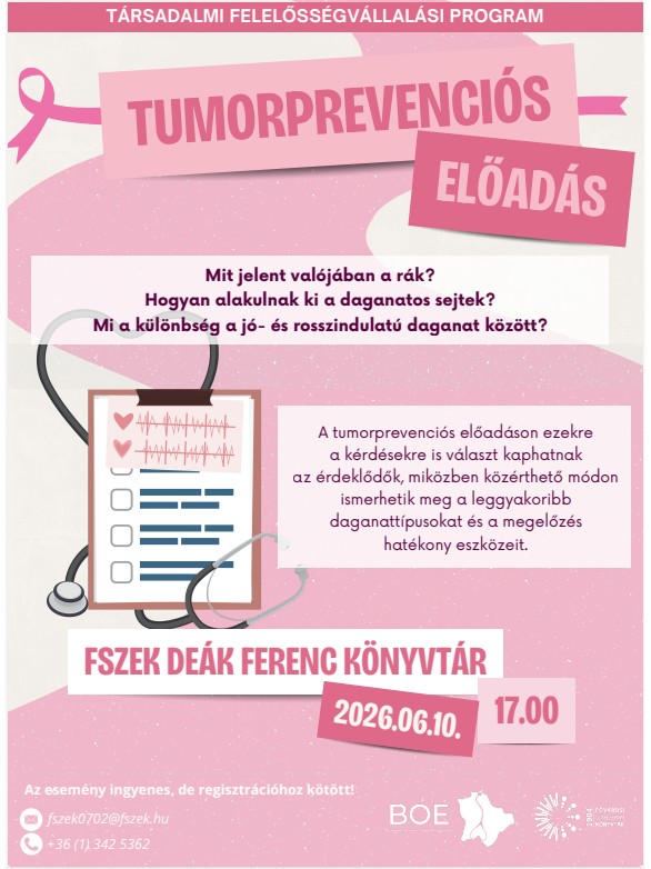 Plakát - a mellrák rózsaszín szalagja, csíptetősmappa papírokkal és sztetoszkóp - grafika