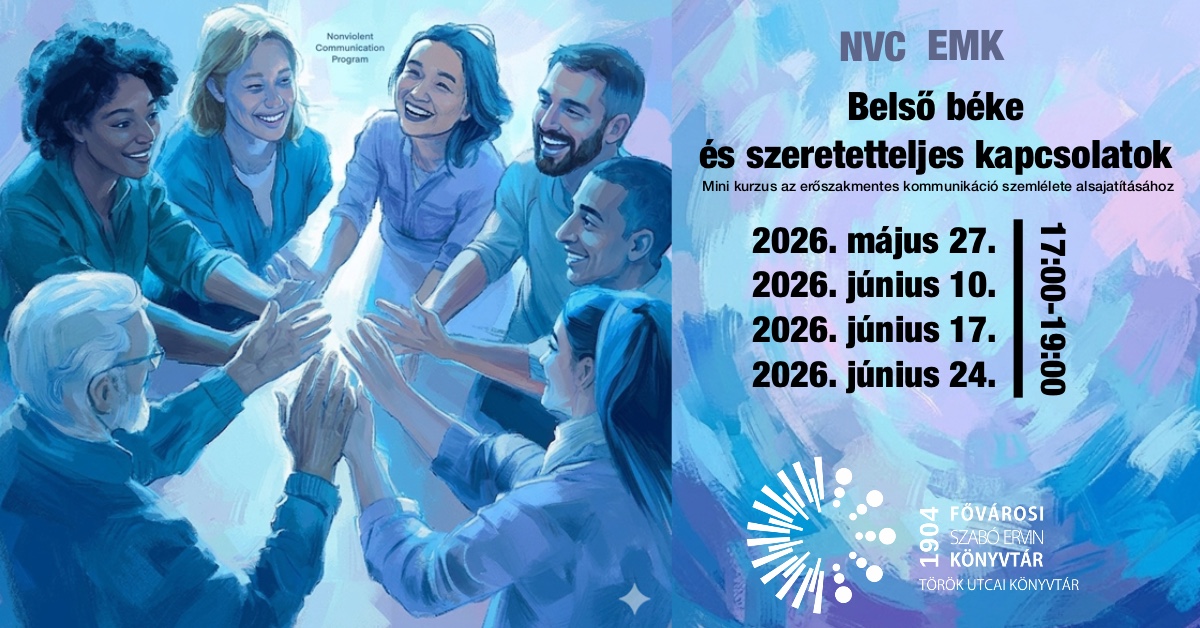 Erőszakmentes kommunikáció hangulatkép melyen boldog és elégedett emberek csoportja látható