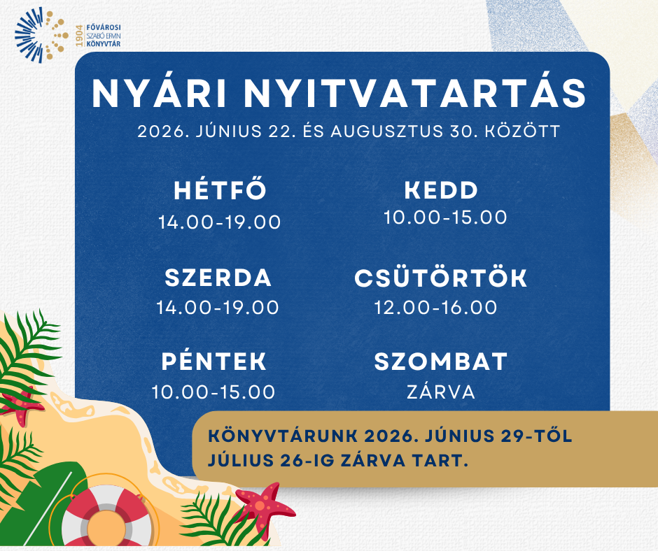 Nyári nyitvatartás