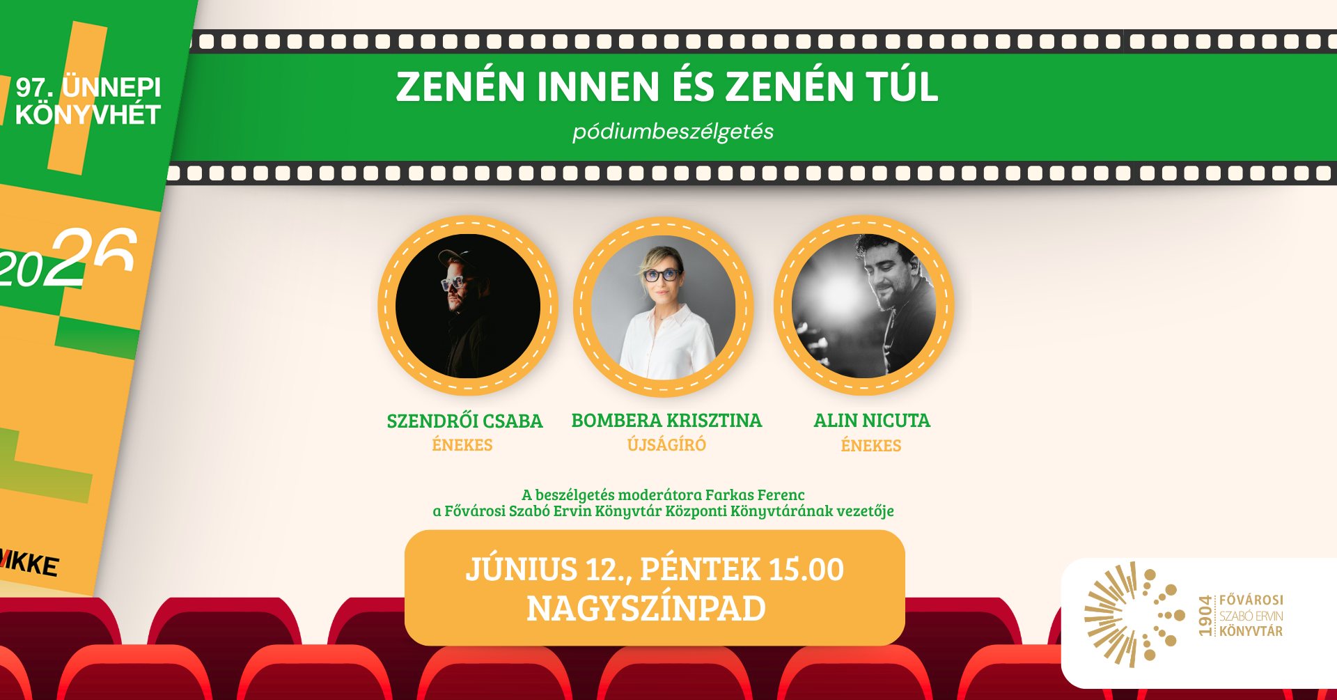 A pódiumbeszélgetés résztvevőinek fotói