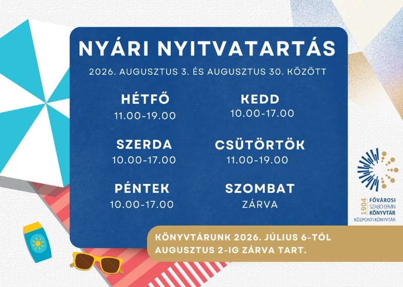 nyári strandhangulat nyitvatartás szövegével
