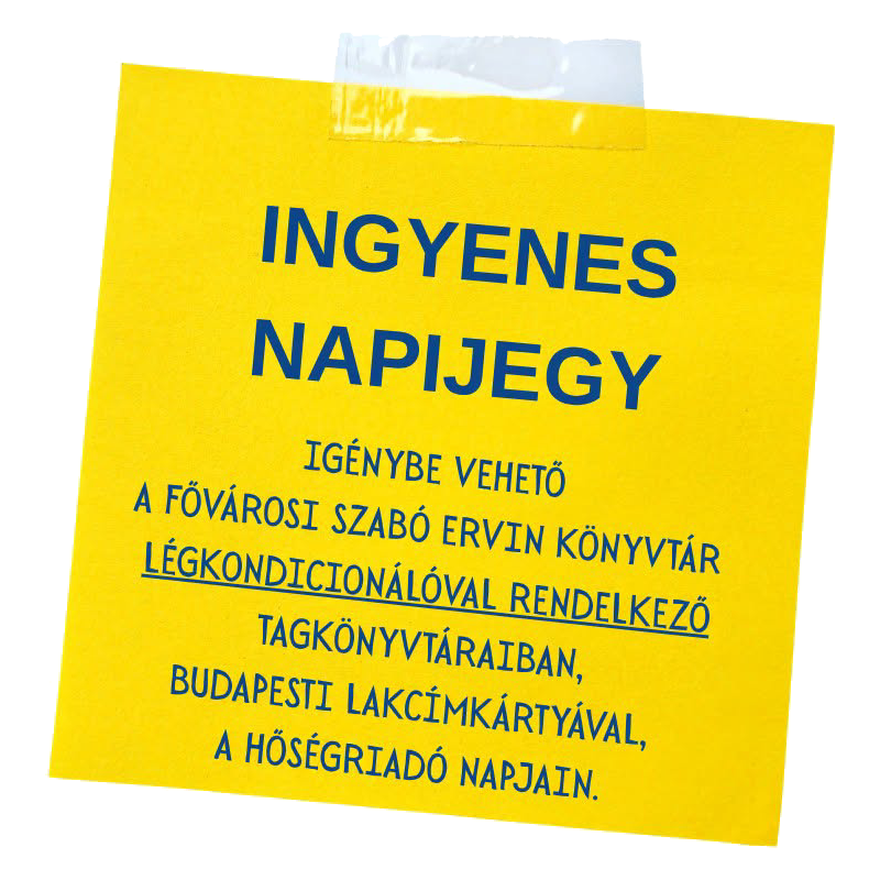 ingyenes napijegyről szóló felhívás