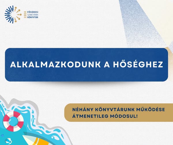 Alkalmazkodunk a hőséghez felirat a plakáton