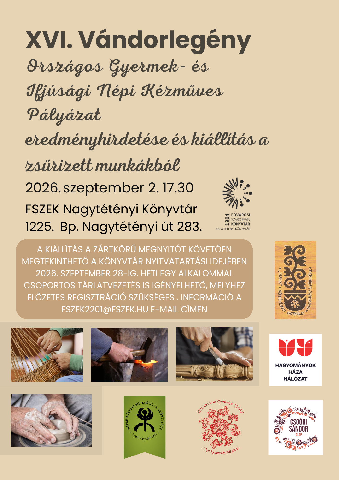 A program plakátja