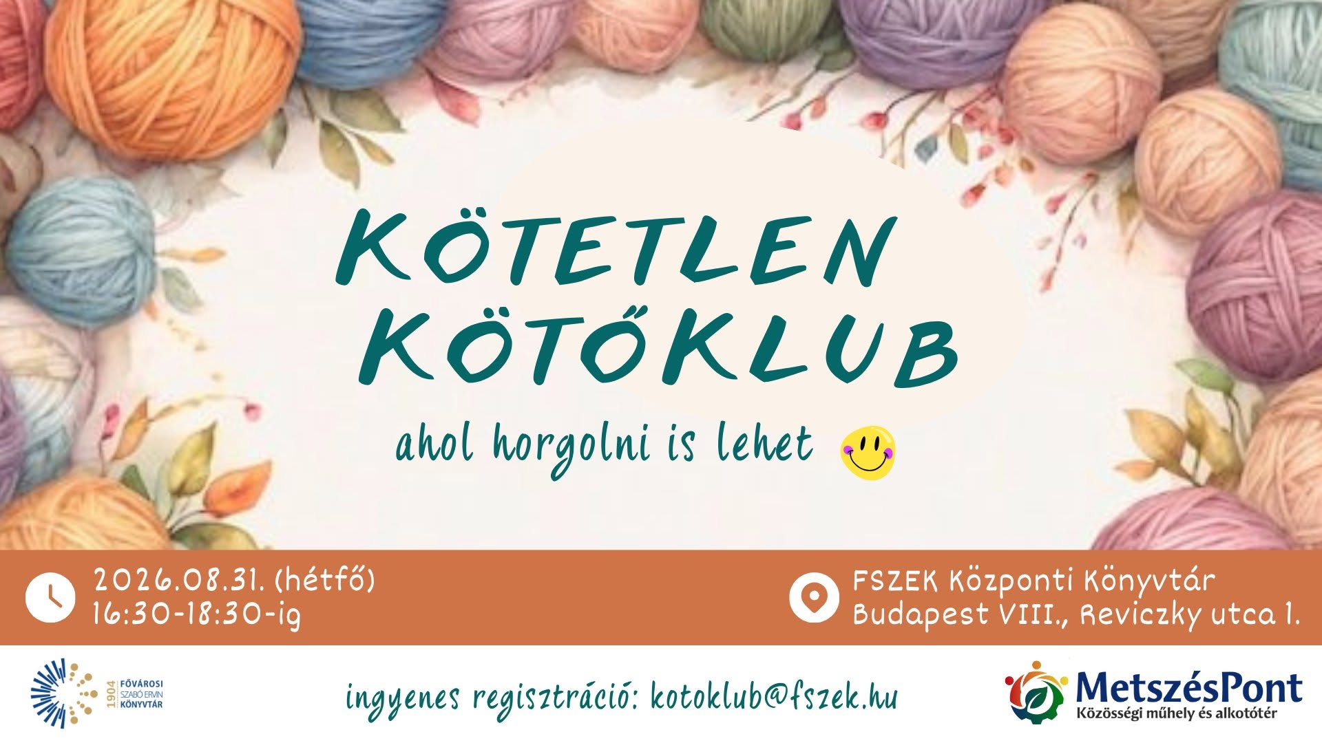 Fonaltekercsek őszi színekkel és falevelekkel