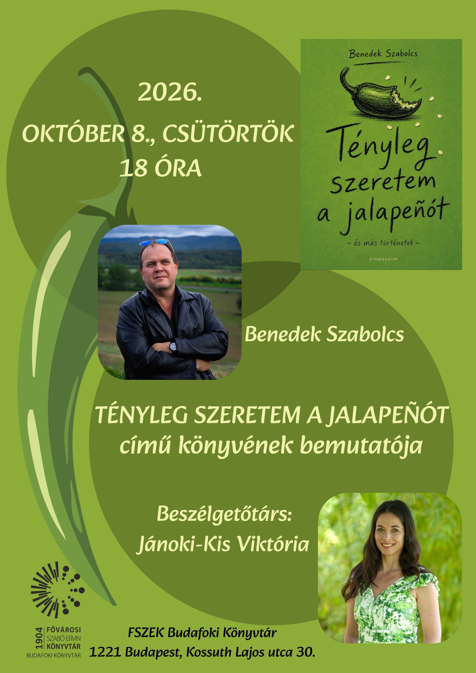 A program plakátja Benedek Szabolcs fotójával