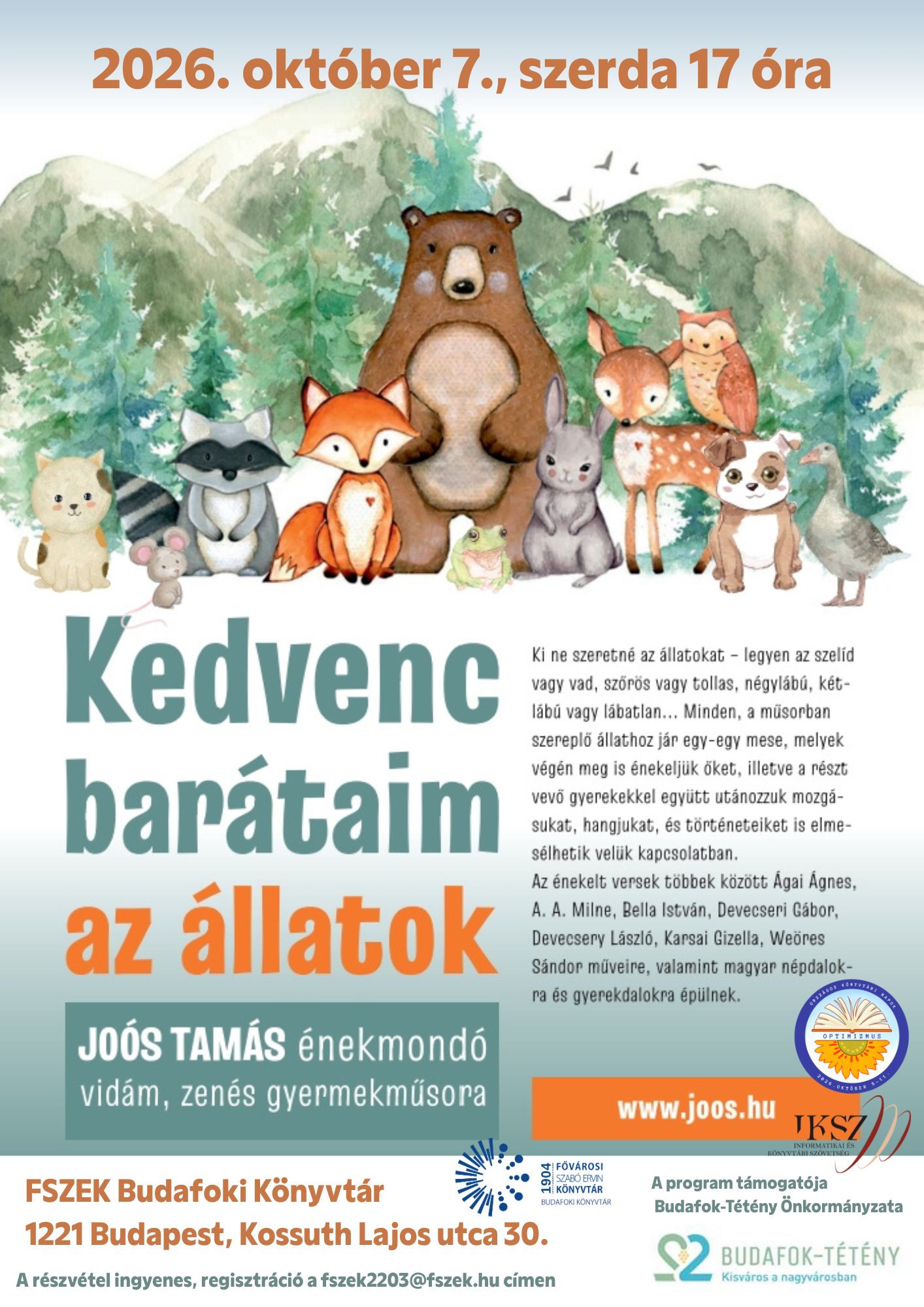 A program plakátja