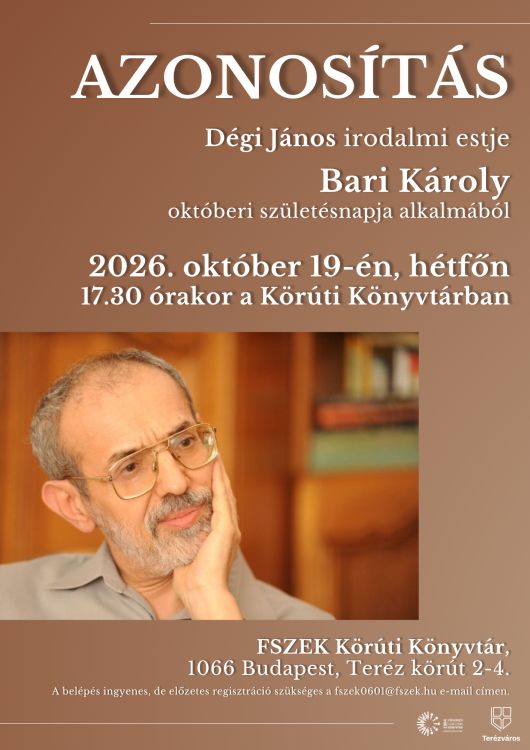 Plakát Bari Károly fotójával