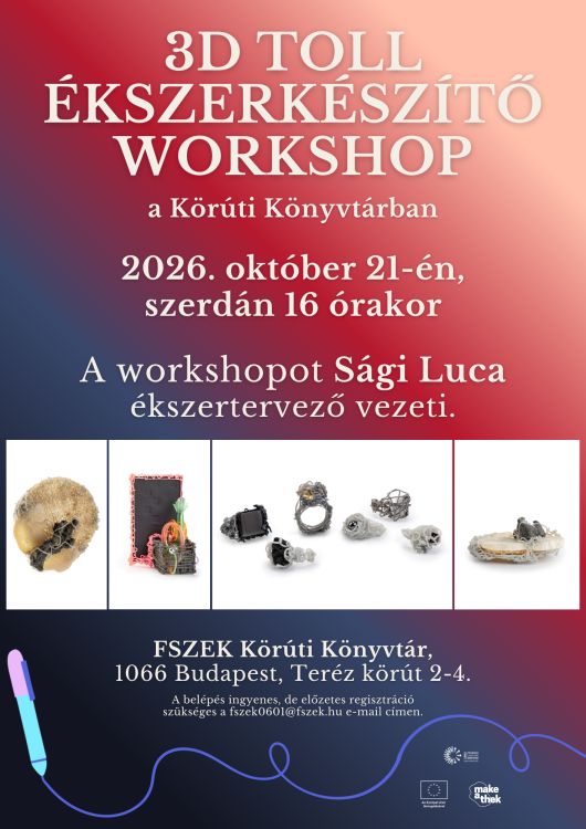 3D ékszerek fotója a plakáton
