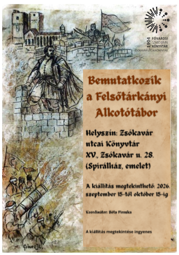 Plakát - Dobó István az egri várat védi - szénrajz