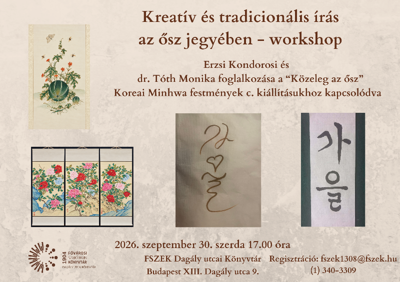 Plakát - koreai festmények és kalligráfiák