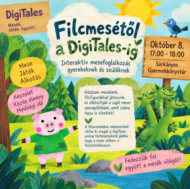 a program plakátja sárkány és béka rajzokkal