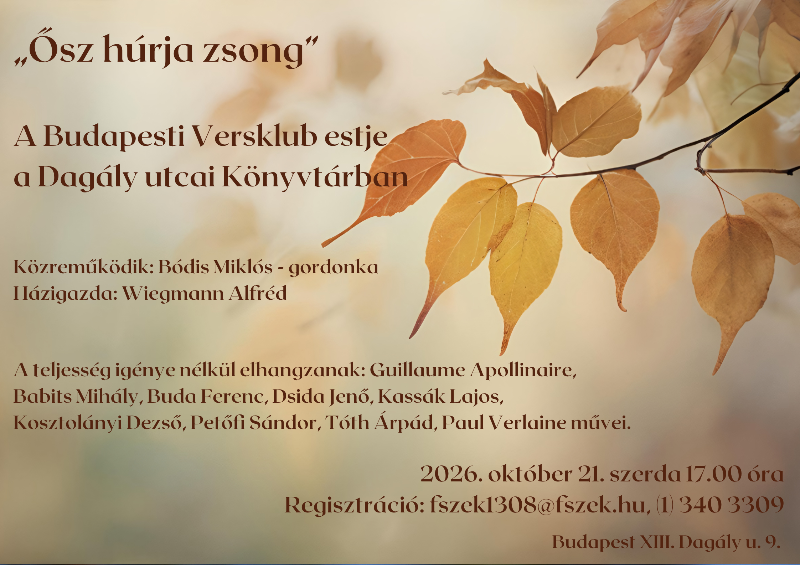Plakát - őszi levelek egy faágon