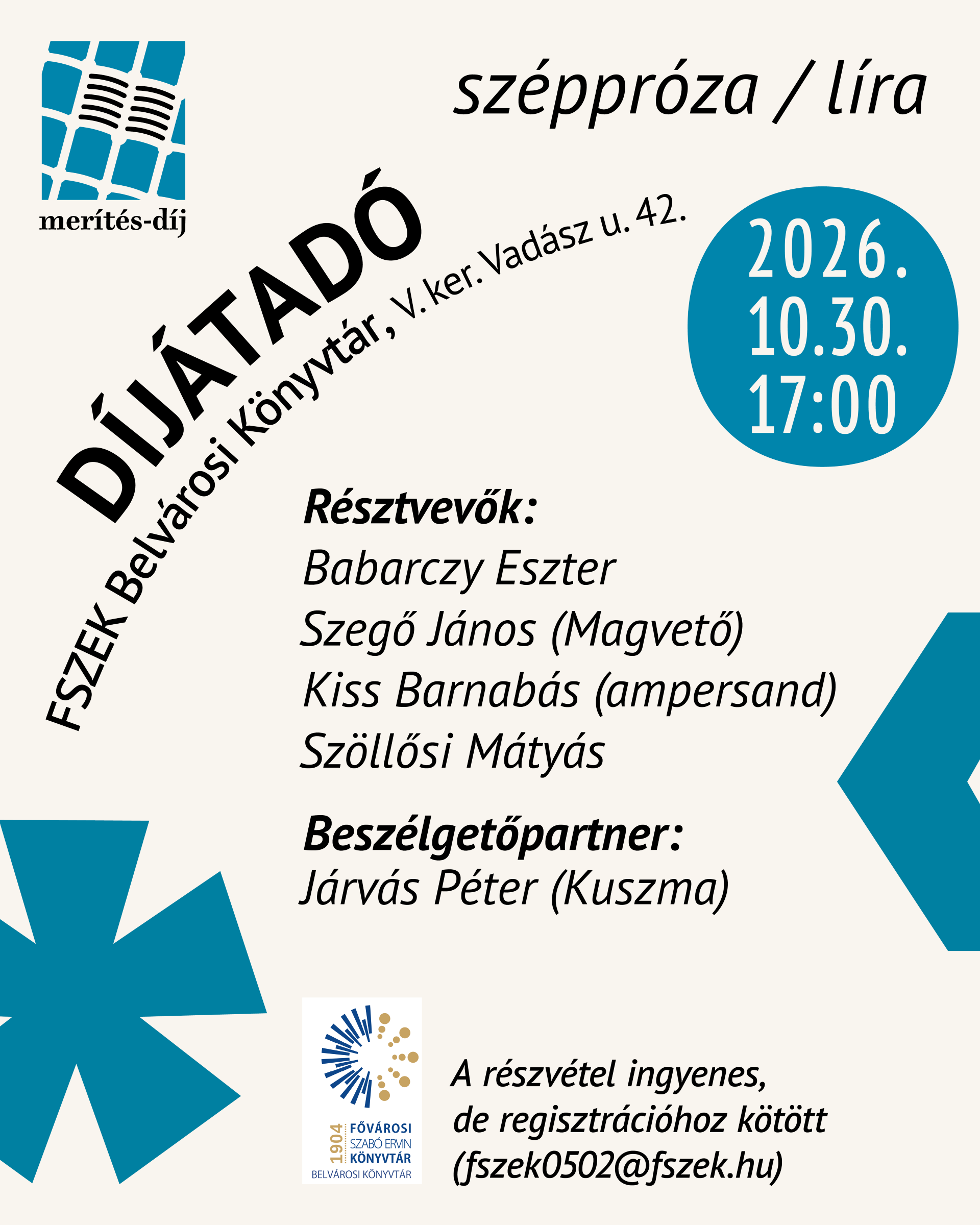 A program plakátja