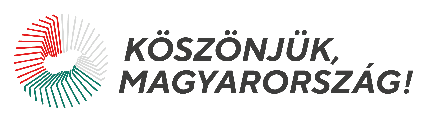 Köszönjük magyarország logo