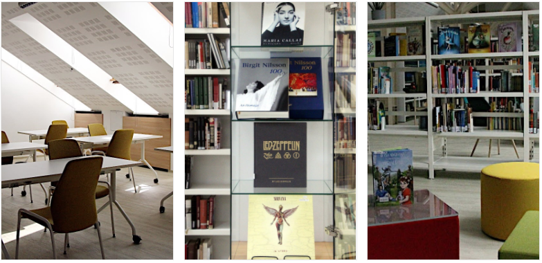 Fotók a FSZEK Zenei Gyűjtemény 8. emeleti tereiről