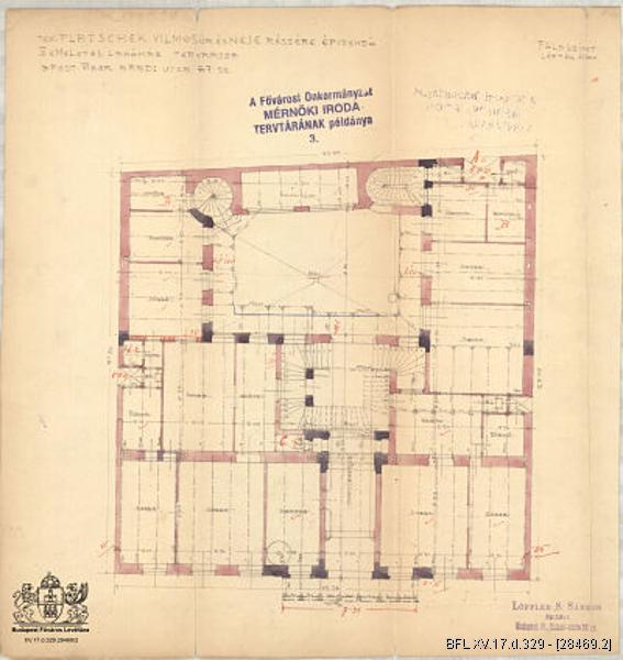 The plan of the ground floor