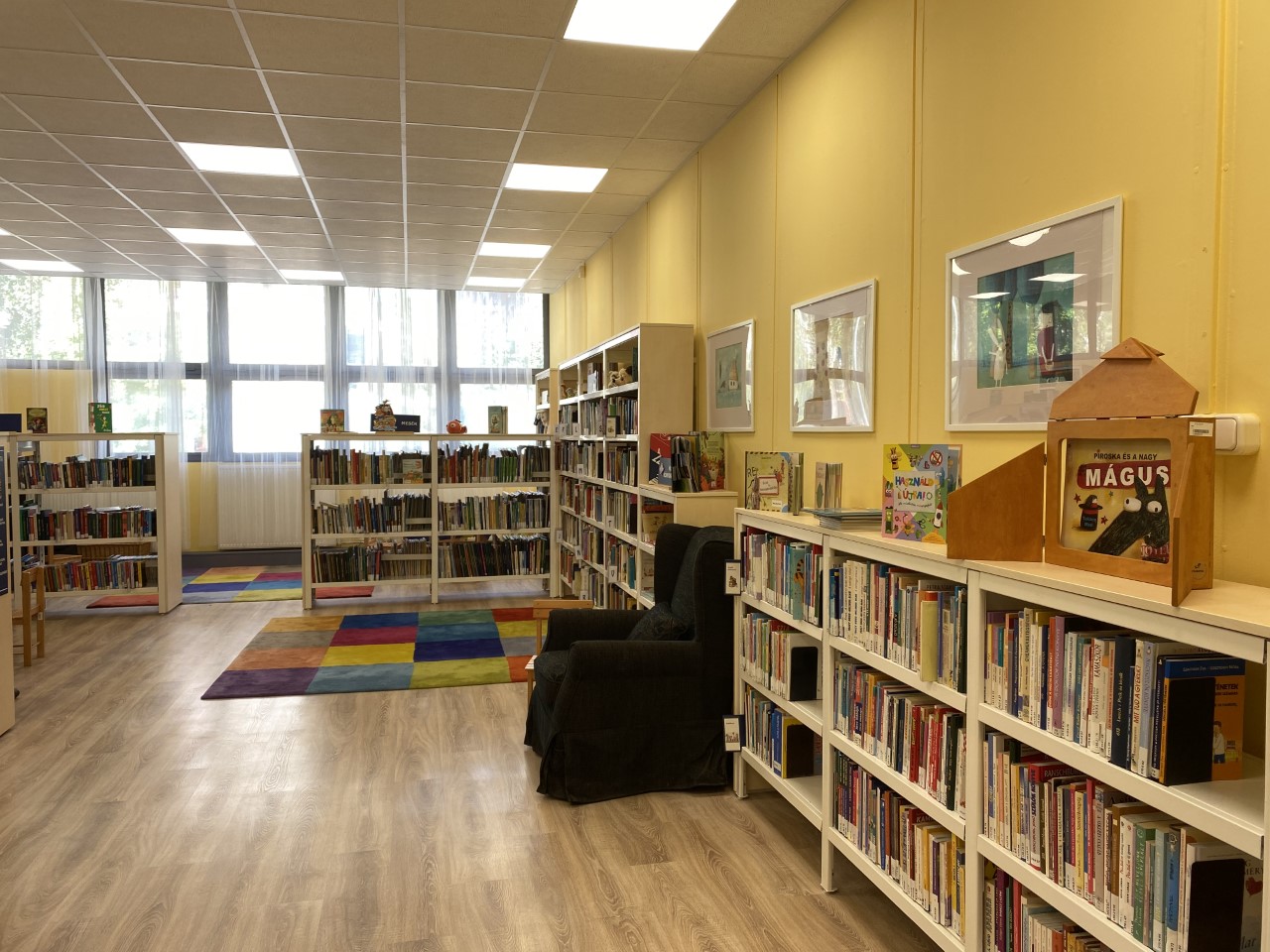 Gyerekkönyvtár belső tere