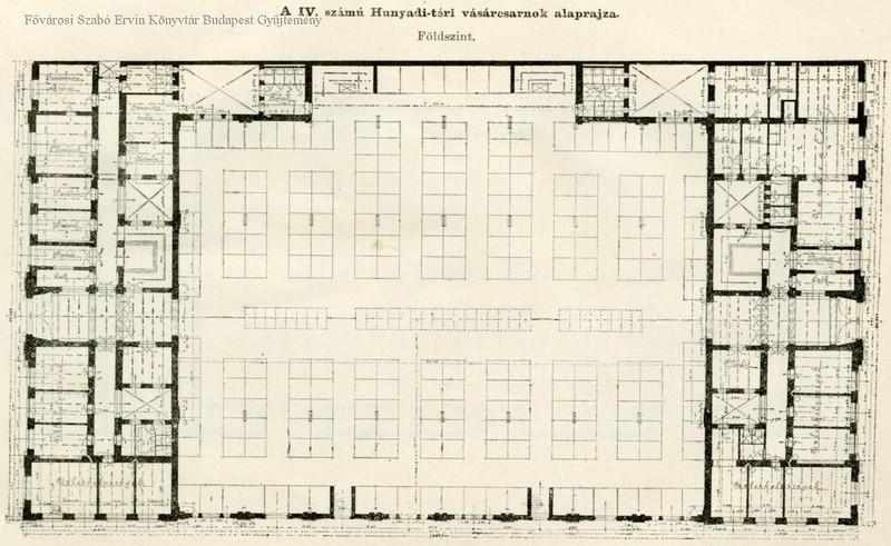 The plan of the Market Hall
