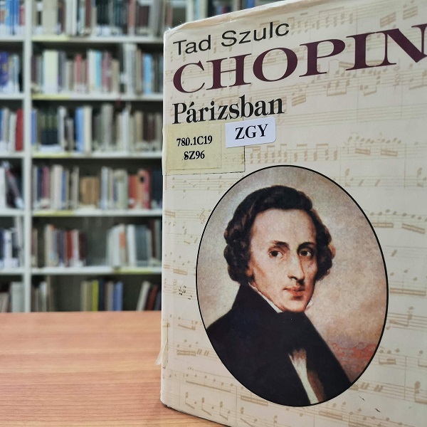 Tad Szulcz Chopin Párizsban című könyv borítója