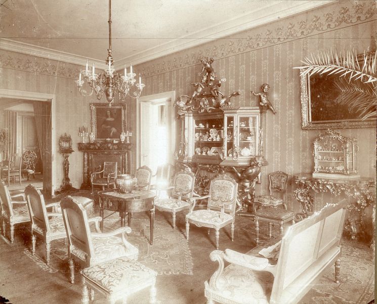 The reception room - then