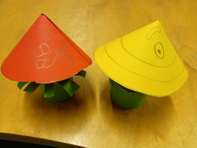 Gombák papírgurigákból