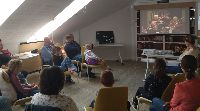 Diákfoglalkozás a Zenei Gyűjeményben