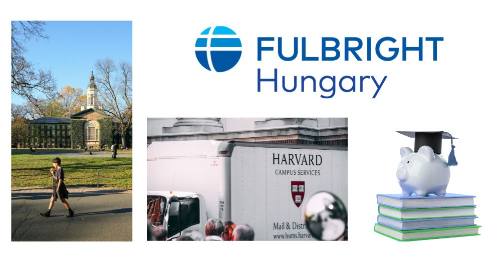 A képen a Fulbright intézet logója és Harvard egyetem logója van 