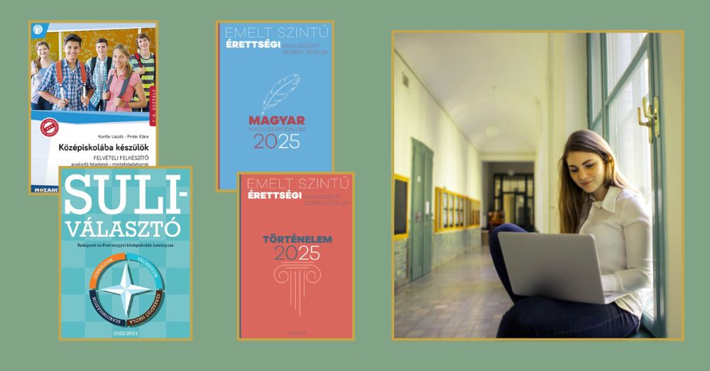 A montázsban az ajánlott könyek borítói szerepelnek