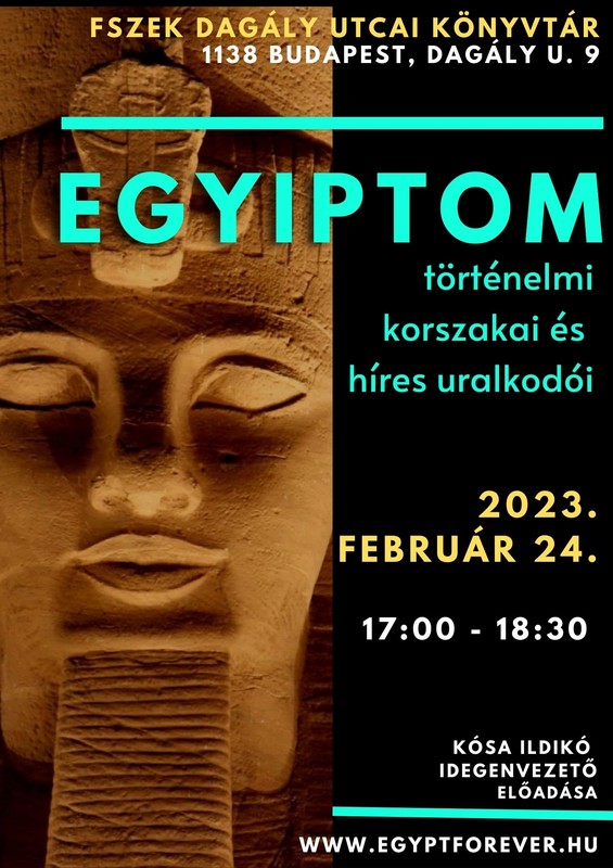 Egyiptom - előadás plakát