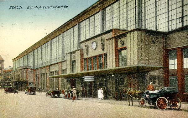 A Friedrichstrasse pályaudvar 1926-ban.